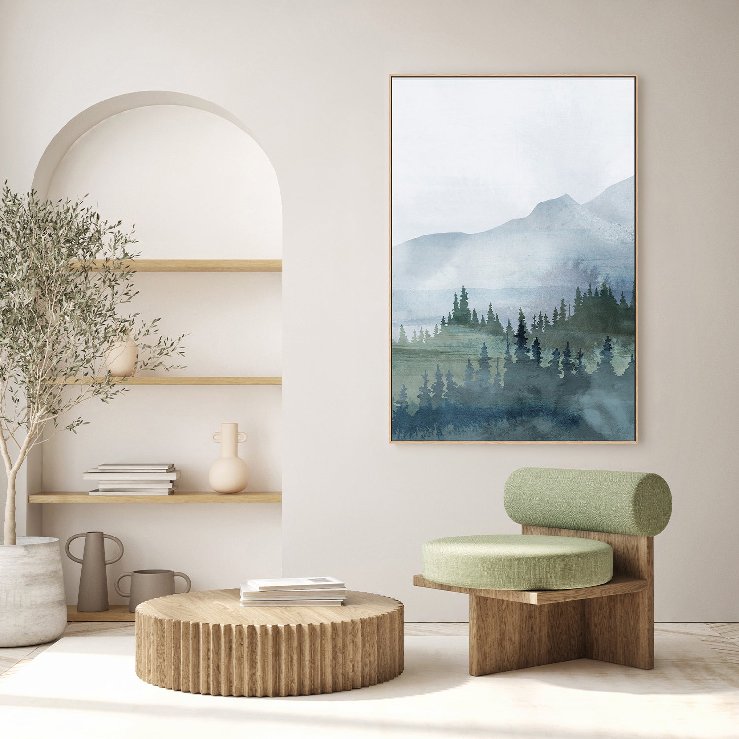 wall-art-print-canvas-poster-framed-Misty Retreat, Style C-9