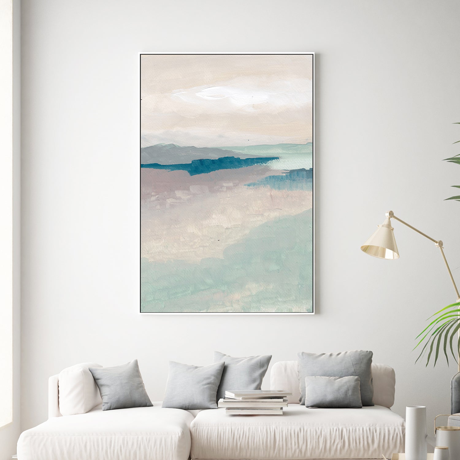 wall-art-print-canvas-poster-framed-Misty, Style B , By Nikita Jariwala-2