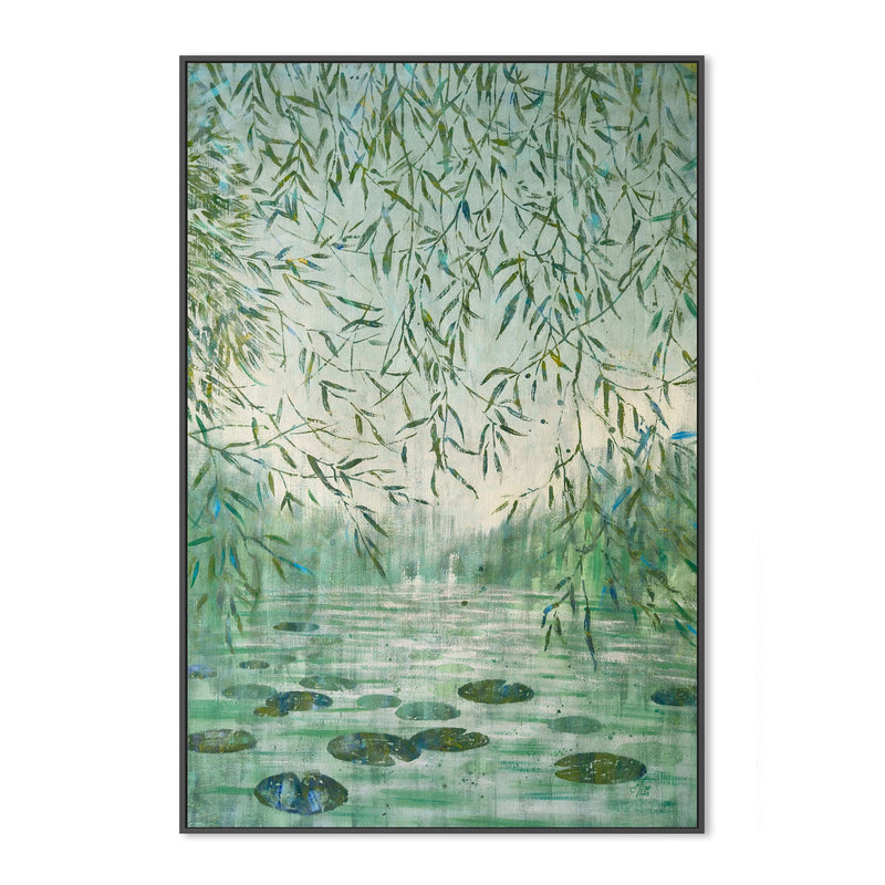 wall-art-print-canvas-poster-framed-Misty Willow Pond , By Ekaterina Prisich-3