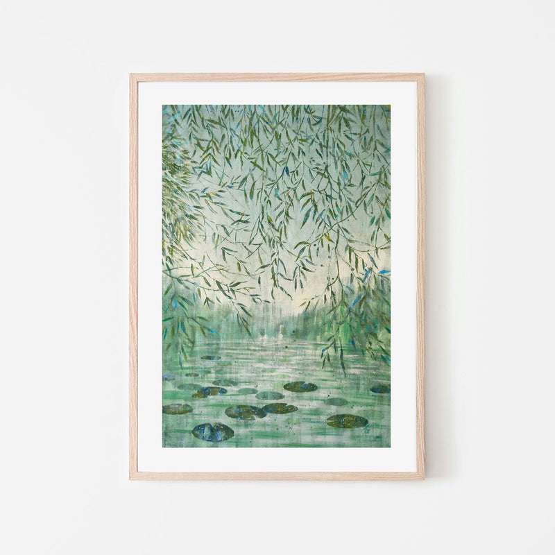wall-art-print-canvas-poster-framed-Misty Willow Pond , By Ekaterina Prisich-6