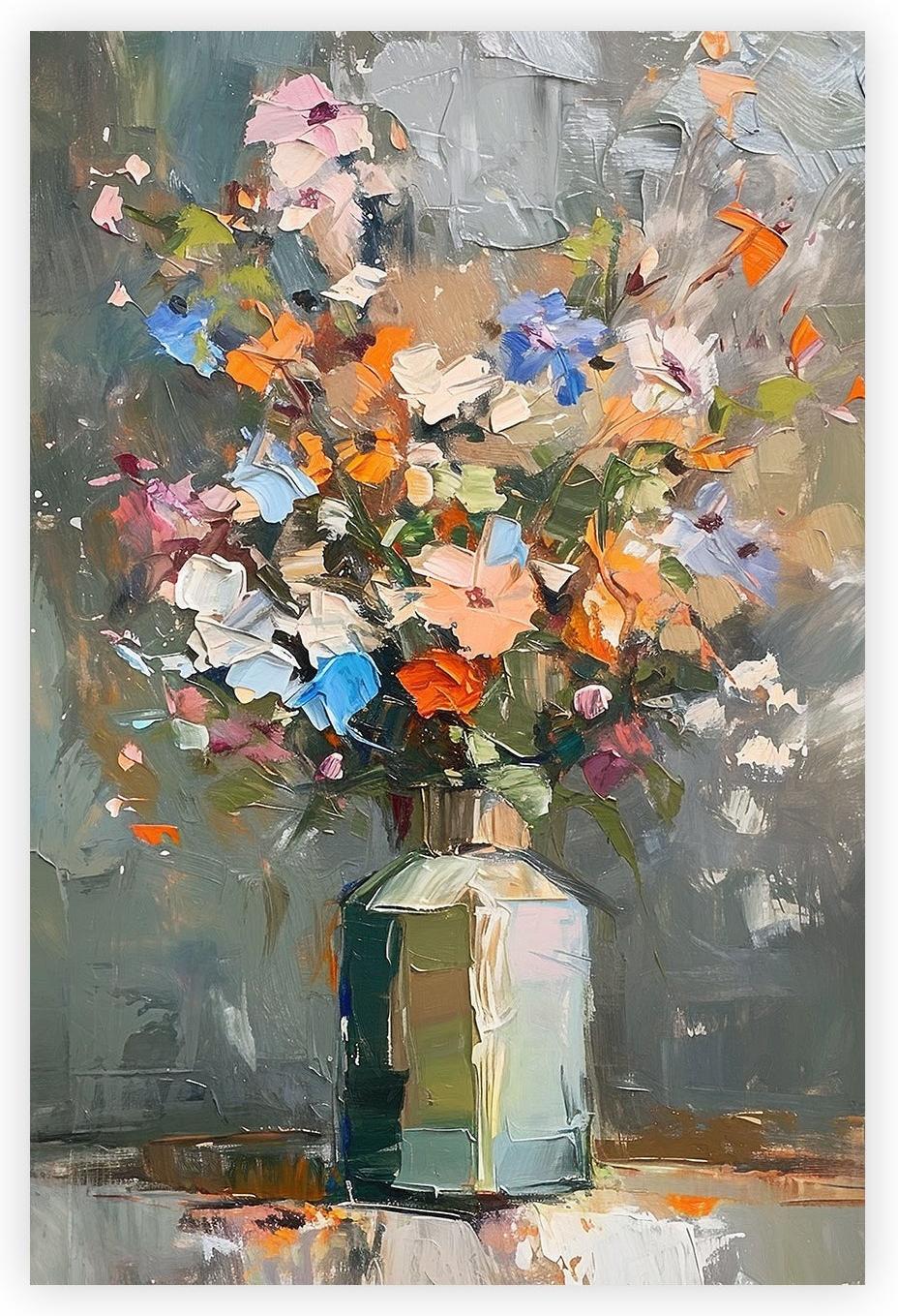 wall-art-print-canvas-poster-framed-Mixed Bouquet , By Accent Art Studio-1
