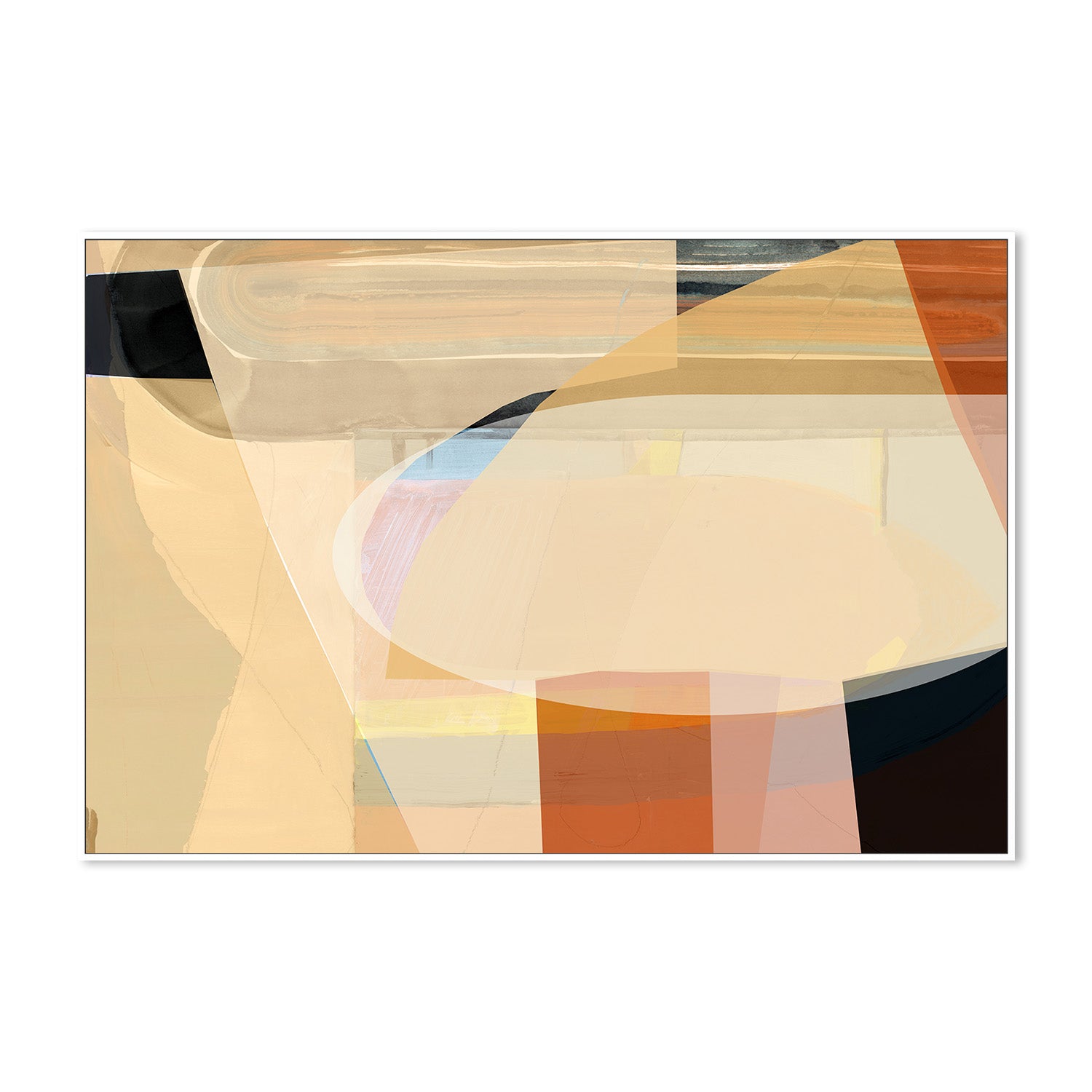 wall-art-print-canvas-poster-framed-Mocha Sands, Style A-5