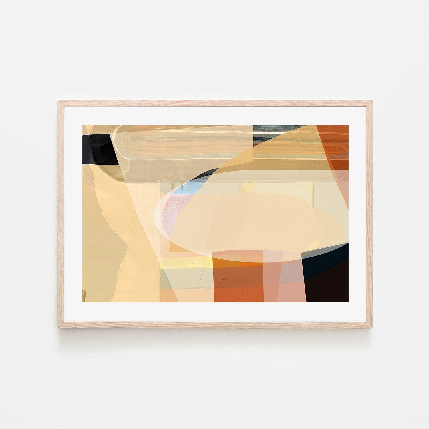 wall-art-print-canvas-poster-framed-Mocha Sands, Style A-6