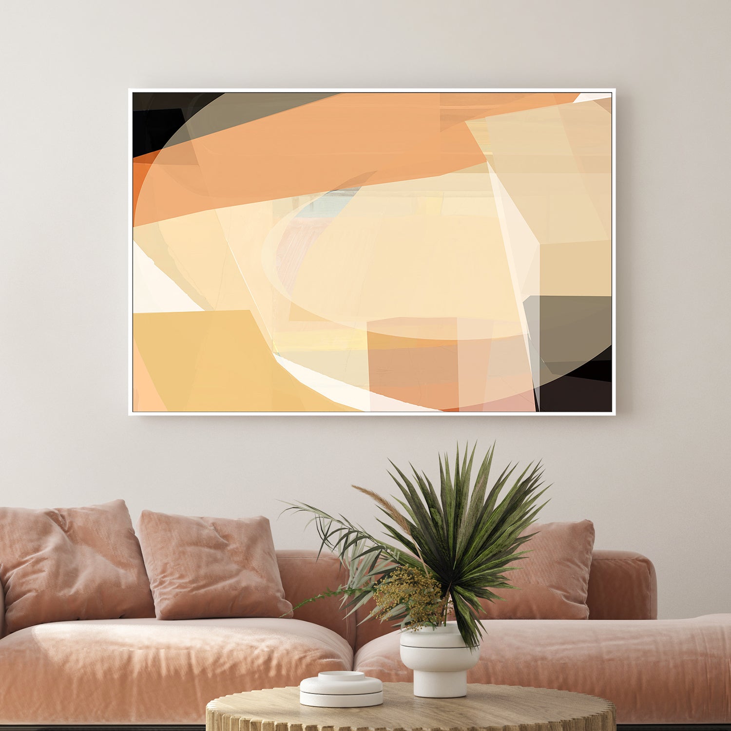 wall-art-print-canvas-poster-framed-Mocha Sands, Style B-2