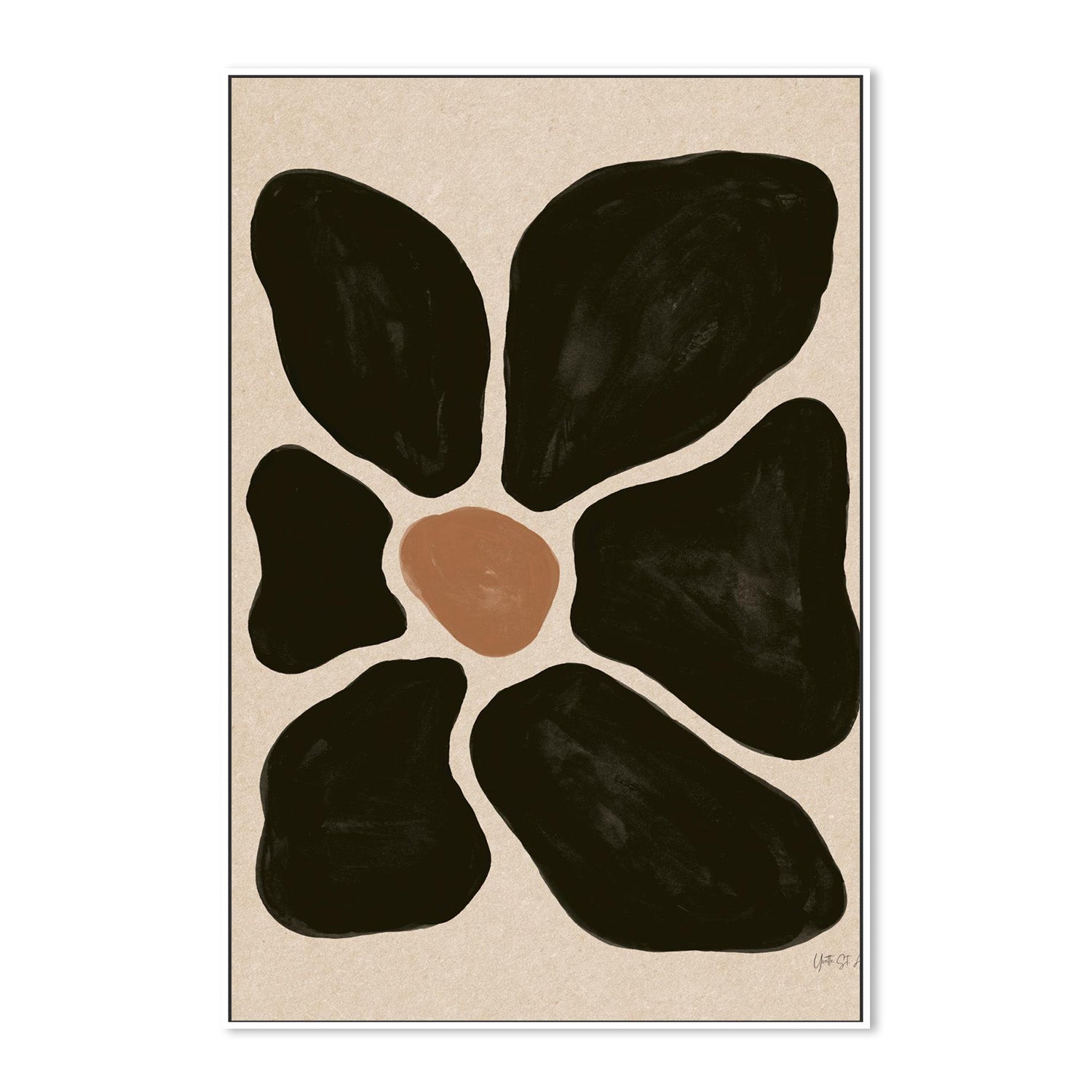 wall-art-print-canvas-poster-framed-Mod Floral, Style A-5