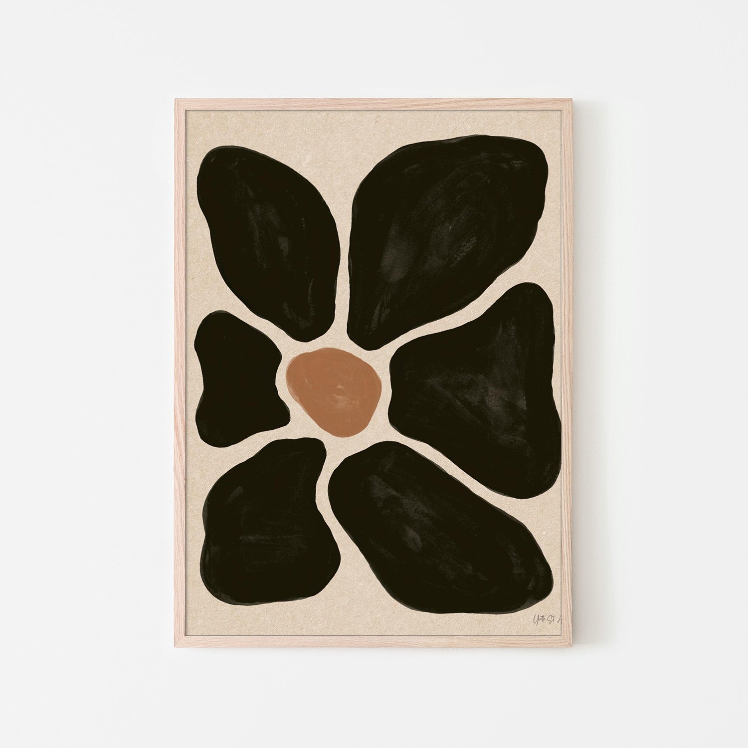 wall-art-print-canvas-poster-framed-Mod Floral, Style A-6