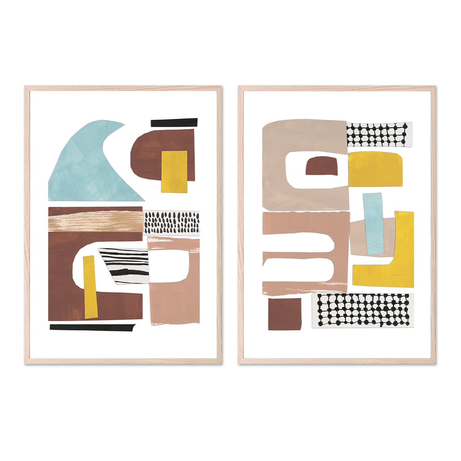 wall-art-print-canvas-poster-framed-Mod Squad, Style A & C, Set Of 2 , By Megan Swartz-6