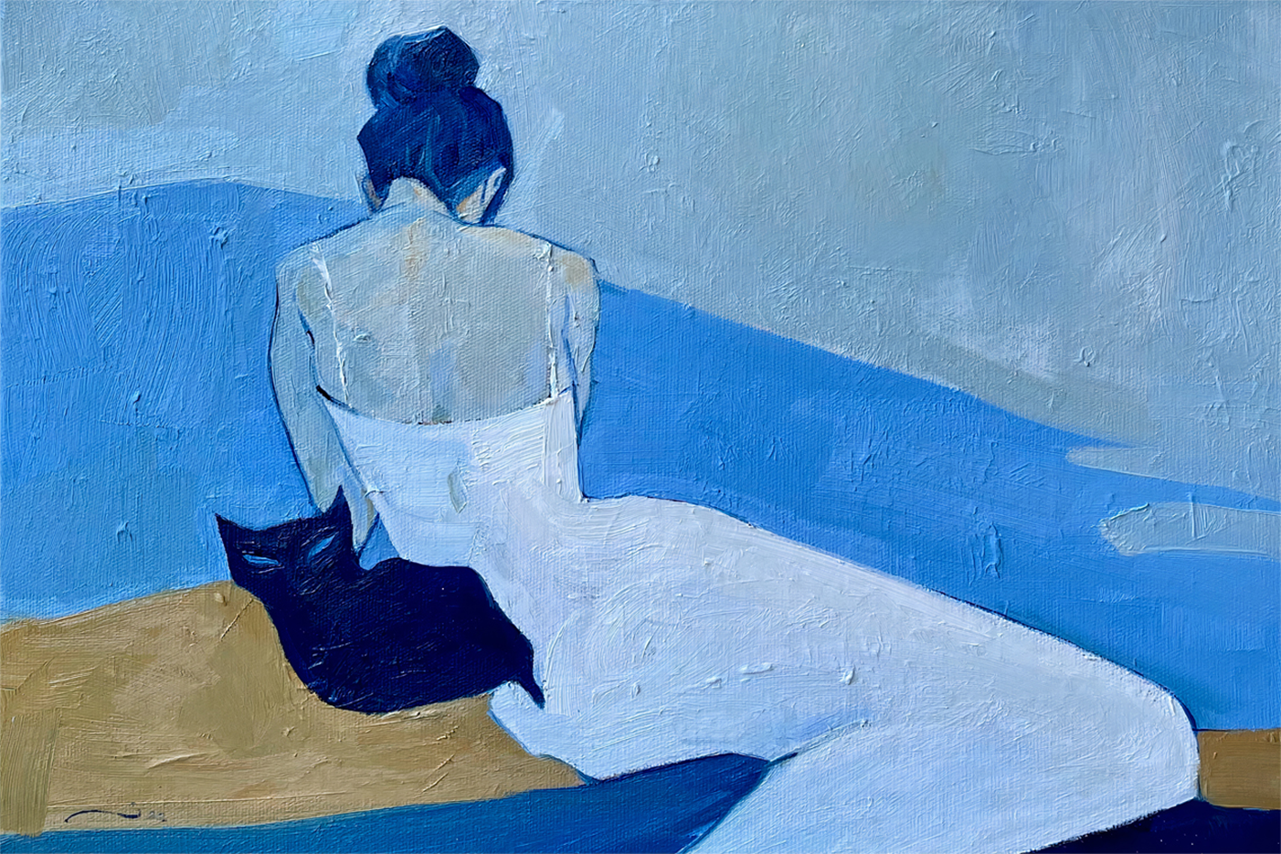 wall-art-print-canvas-poster-framed-Modern Anxiety, Style D , By Li Lee-Archer-1