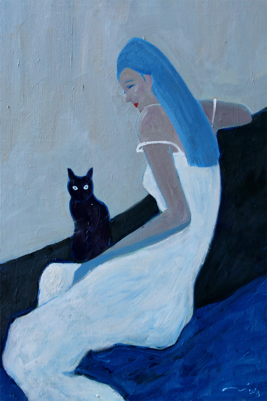 wall-art-print-canvas-poster-framed-Modern Anxiety, Style F , By Li Lee-Archer-1