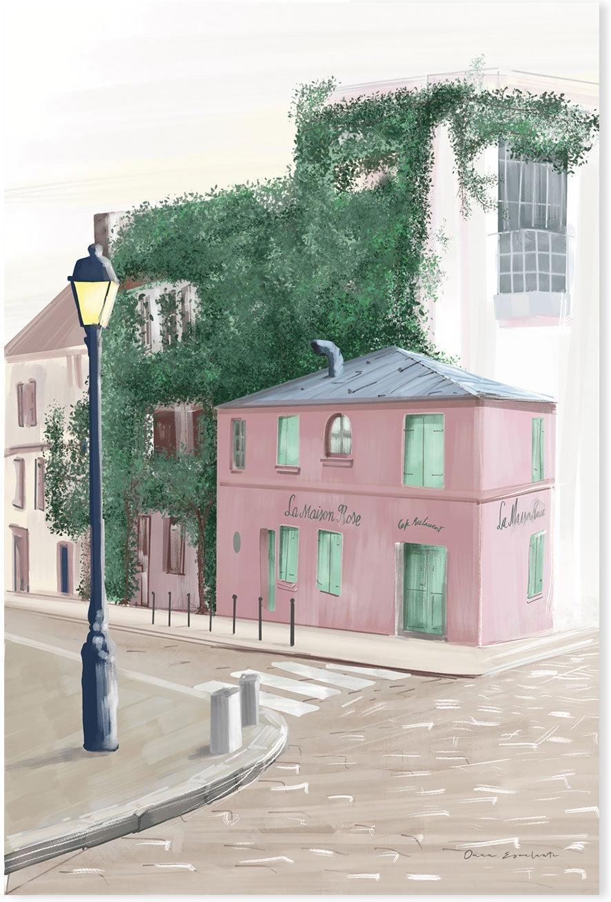 wall-art-print-canvas-poster-framed-Monmarte Paris , By Omar Escalante-GIOIA-WALL-ART