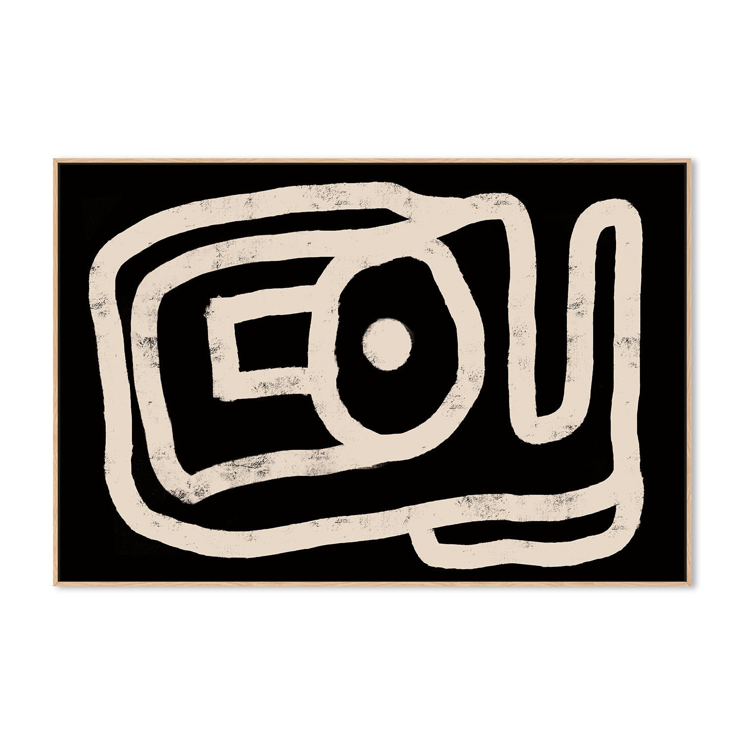 wall-art-print-canvas-poster-framed-Monochrome Abstract , By Sharyn Bursic-4