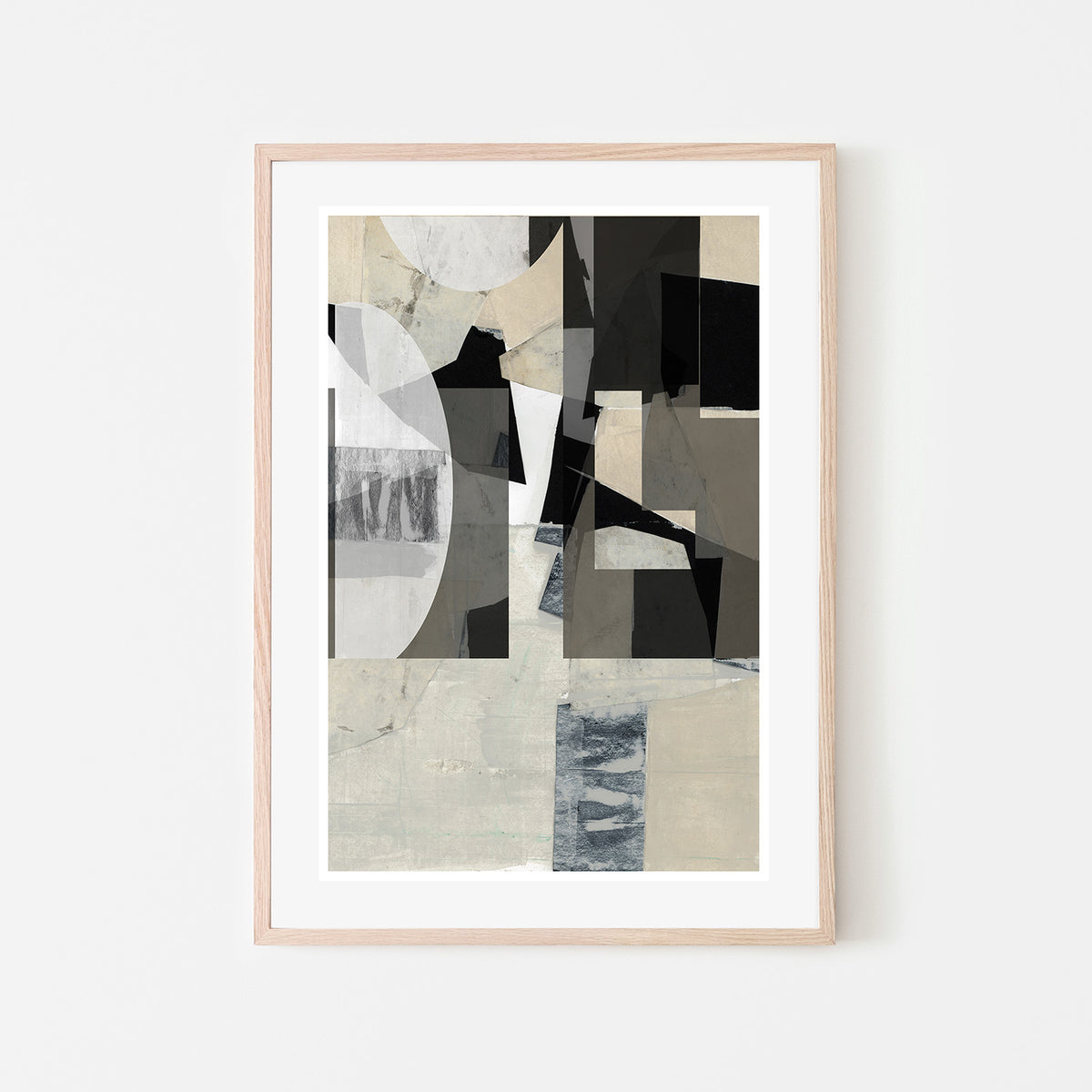 wall-art-print-canvas-poster-framed-Monochrome Composition, Style B-6