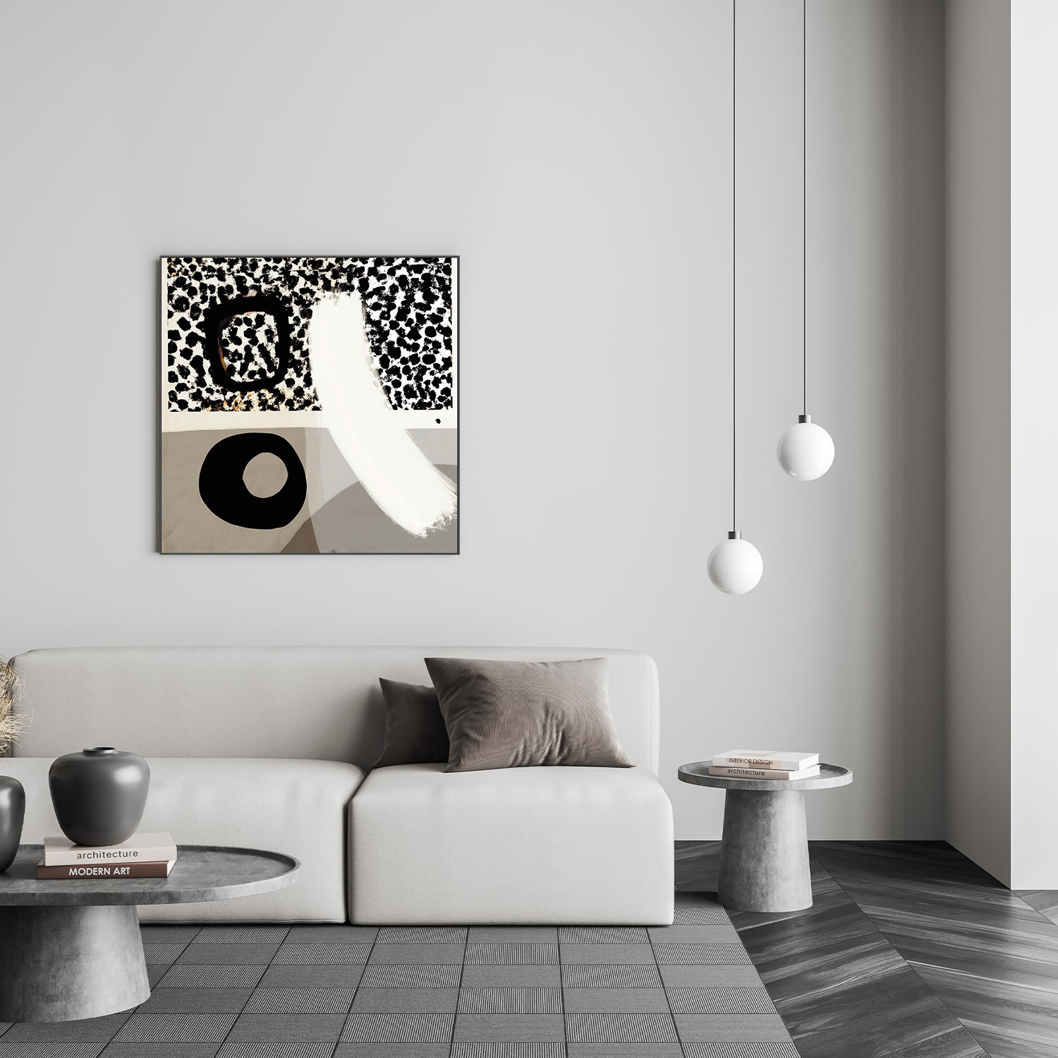 wall-art-print-canvas-poster-framed-Monochrome Mystique , By Rohan Sharma-7