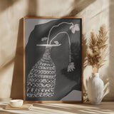 wall-art-print-canvas-poster-framed-Monochrome Vase Still Life , By Little Dean-2