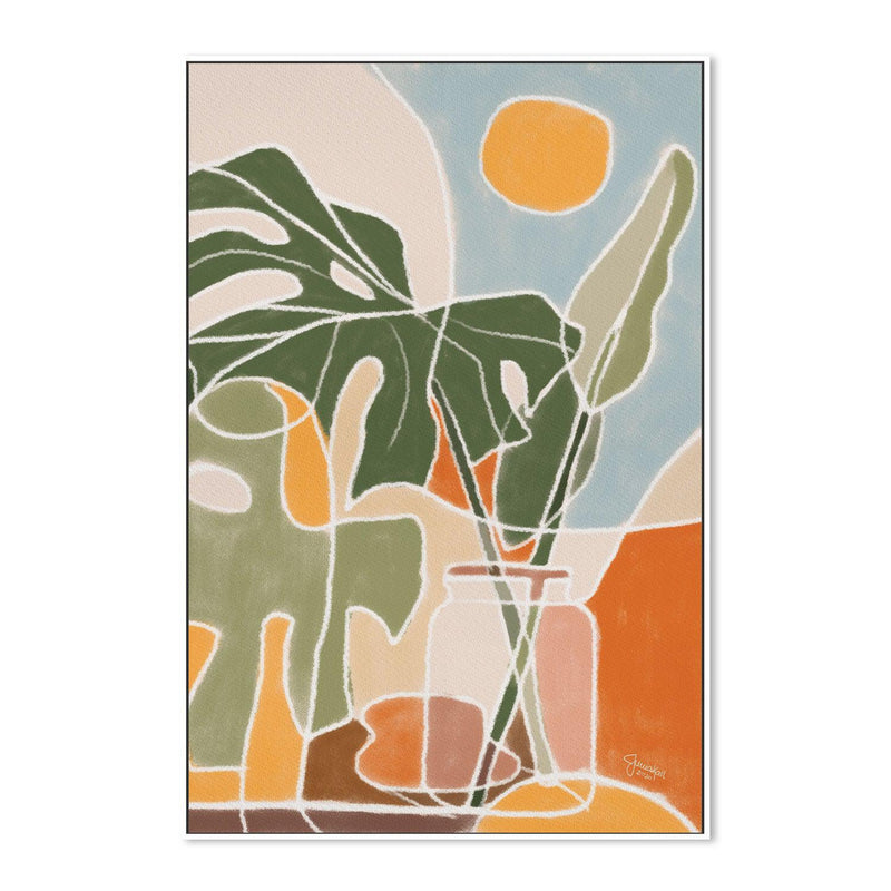 wall-art-print-canvas-poster-framed-Monstera-by-Junia Kall-Gioia Wall Art