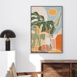 wall-art-print-canvas-poster-framed-Monstera-by-Junia Kall-Gioia Wall Art