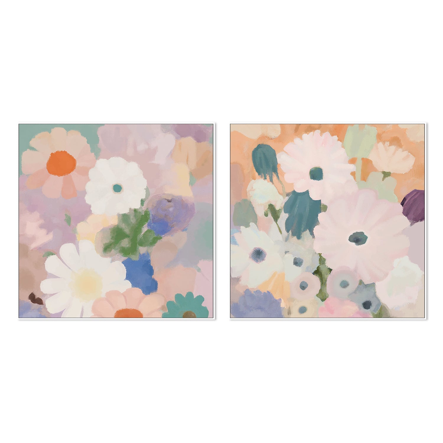 wall-art-print-canvas-poster-framed-Montecarlo Bouquet, Montecarlo Garden, Set Of 2 , By Stacey Williams-5