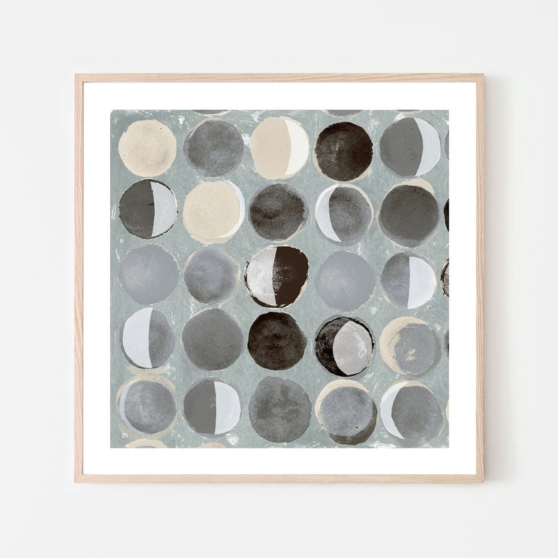 wall-art-print-canvas-poster-framed-Moon Calendar , By Marco Marella-6