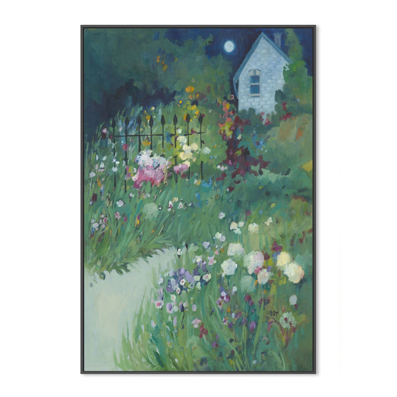 wall-art-print-canvas-poster-framed-Moonlight Garden , By Libby Anderson-GIOIA-WALL-ART