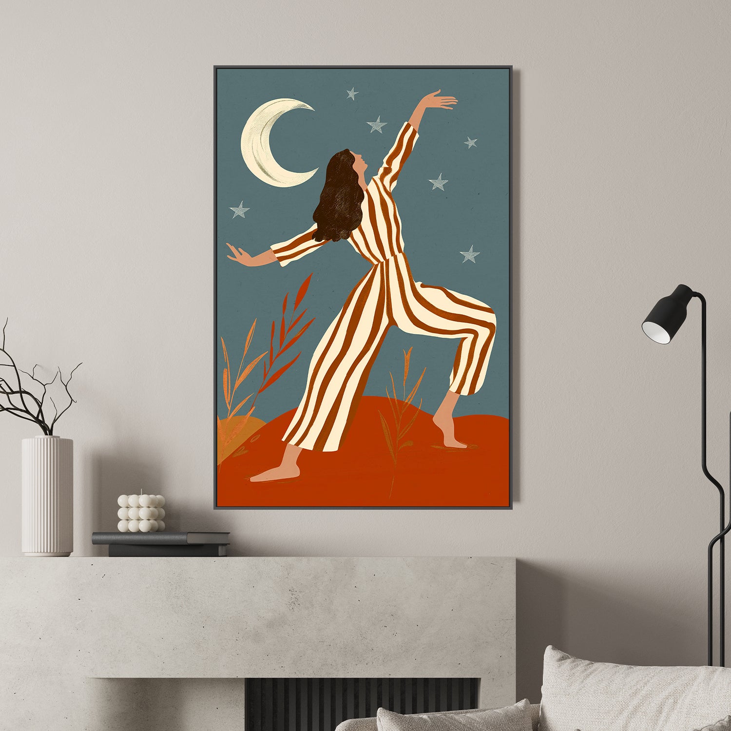 wall-art-print-canvas-poster-framed-Moonlit Dance-7