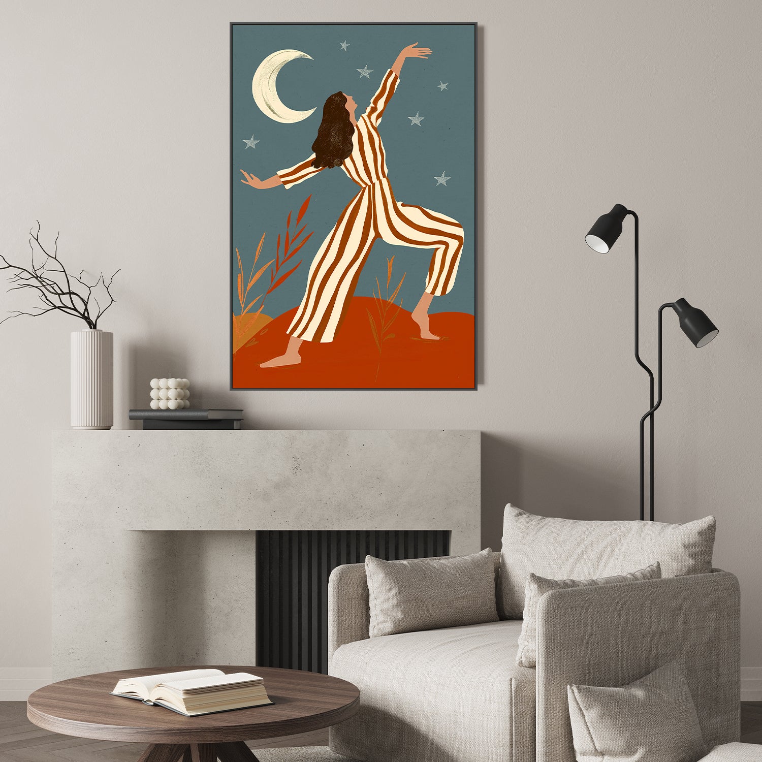 wall-art-print-canvas-poster-framed-Moonlit Dance-8