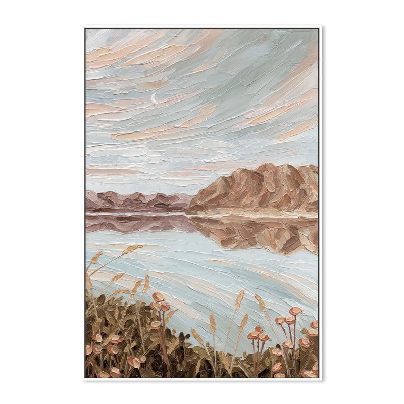 wall-art-print-canvas-poster-framed-Moonlit Lake , By Hannah Weisner-5