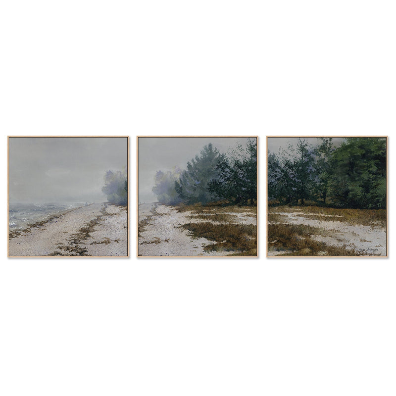 wall-art-print-canvas-poster-framed-Morning Fog, Style A, B & C, Set Of 3 , By Maggie Vandewalle-GIOIA-WALL-ART