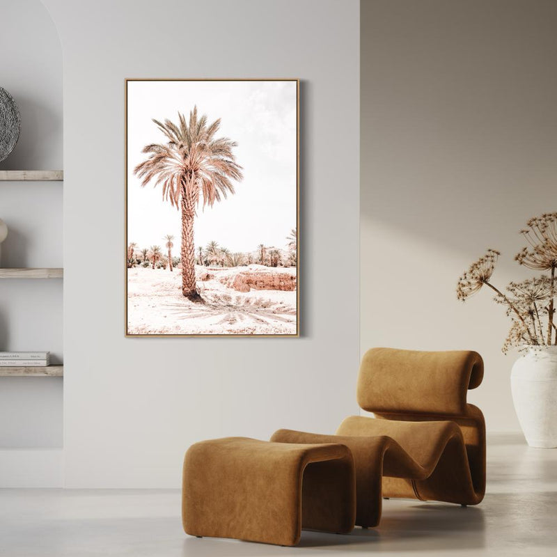 Moroccan Palm Tree-Gioia-Prints-Framed-Canvas-Poster-GIOIA-WALL-ART