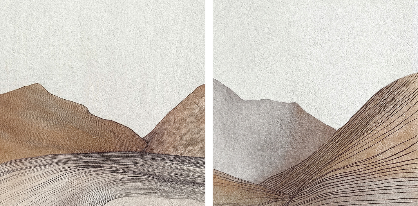 wall-art-print-canvas-poster-framed-Morros, Style A & B, Set Of 2 , By Alma-1
