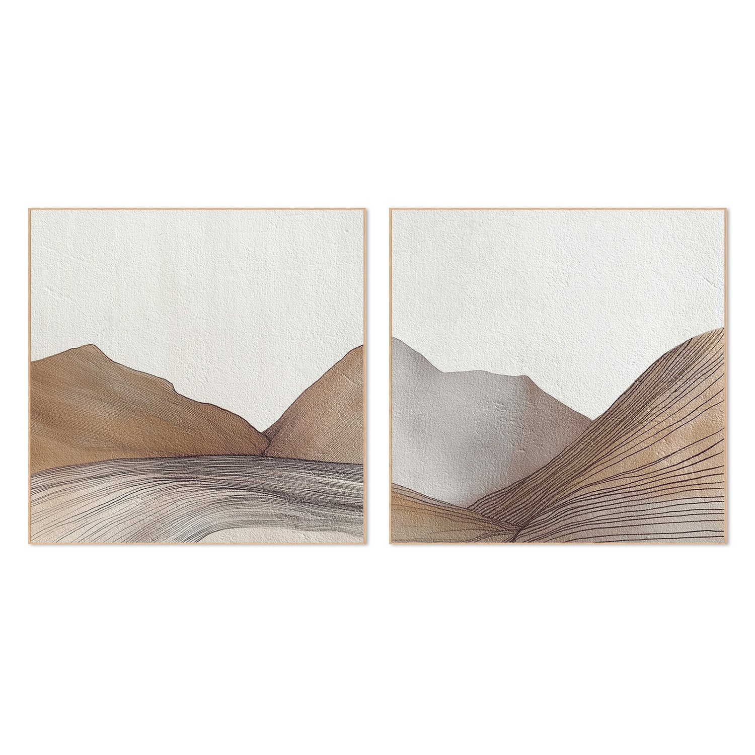 wall-art-print-canvas-poster-framed-Morros, Style A & B, Set Of 2 , By Alma-4