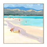 wall-art-print-canvas-poster-framed-Mother And Child At Lanakai Beach , By Meredith Howse-GIOIA-WALL-ART