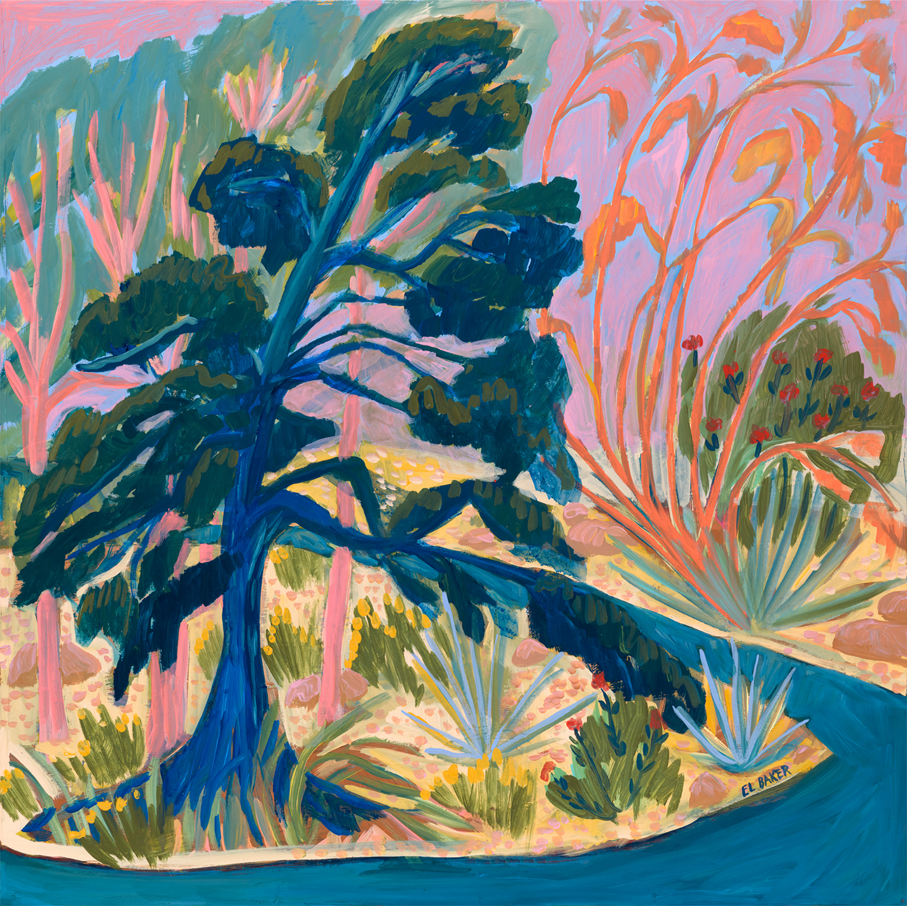 wall-art-print-canvas-poster-framed-Mother Tree , By Eleanor Baker-1