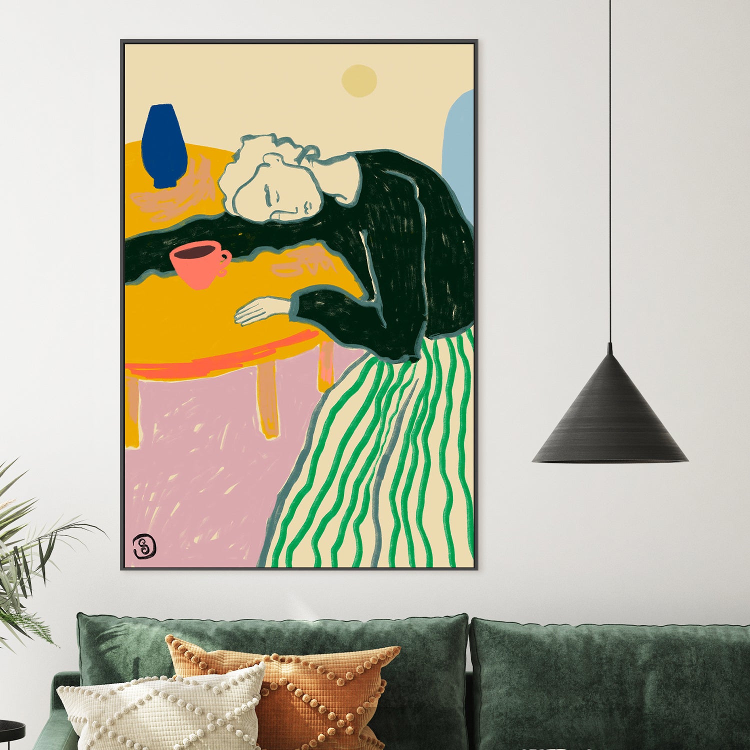 wall-art-print-canvas-poster-framed-Motherhood , By Sandra Poliakov-2