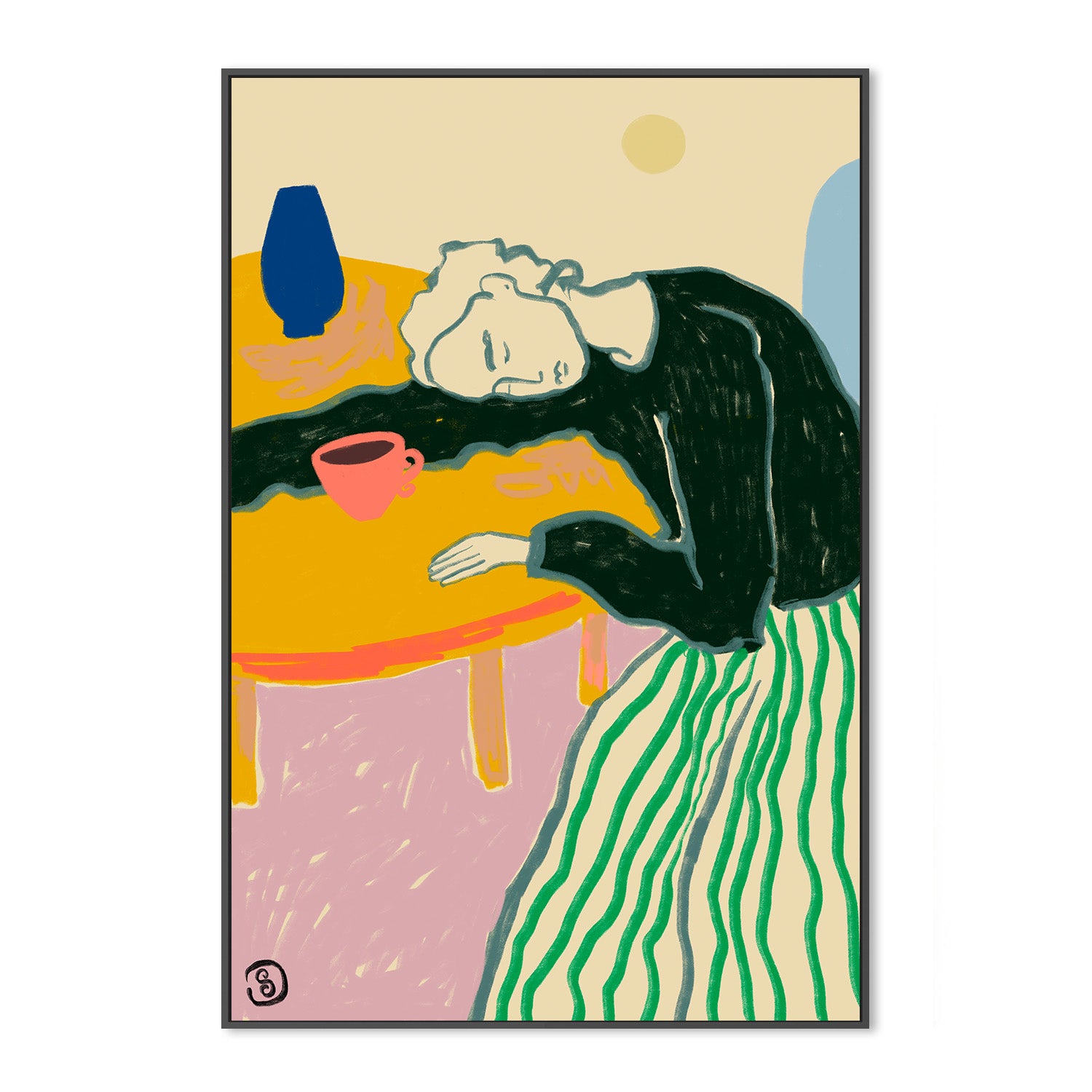 wall-art-print-canvas-poster-framed-Motherhood , By Sandra Poliakov-3