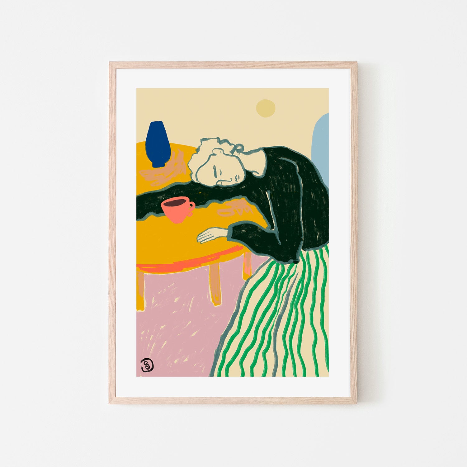 wall-art-print-canvas-poster-framed-Motherhood , By Sandra Poliakov-6