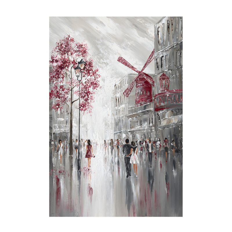wall-art-print-canvas-poster-framed-Moulin Rouge, Streetscape , By Isabella Karolewicz-1