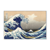 wall-art-print-canvas-poster-framed-Mount Fuji Seen Below a Wave at Kanagawa-by-Katsushika Hokusai-Gioia Wall Art