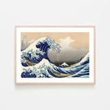 wall-art-print-canvas-poster-framed-Mount Fuji Seen Below a Wave at Kanagawa-by-Katsushika Hokusai-Gioia Wall Art