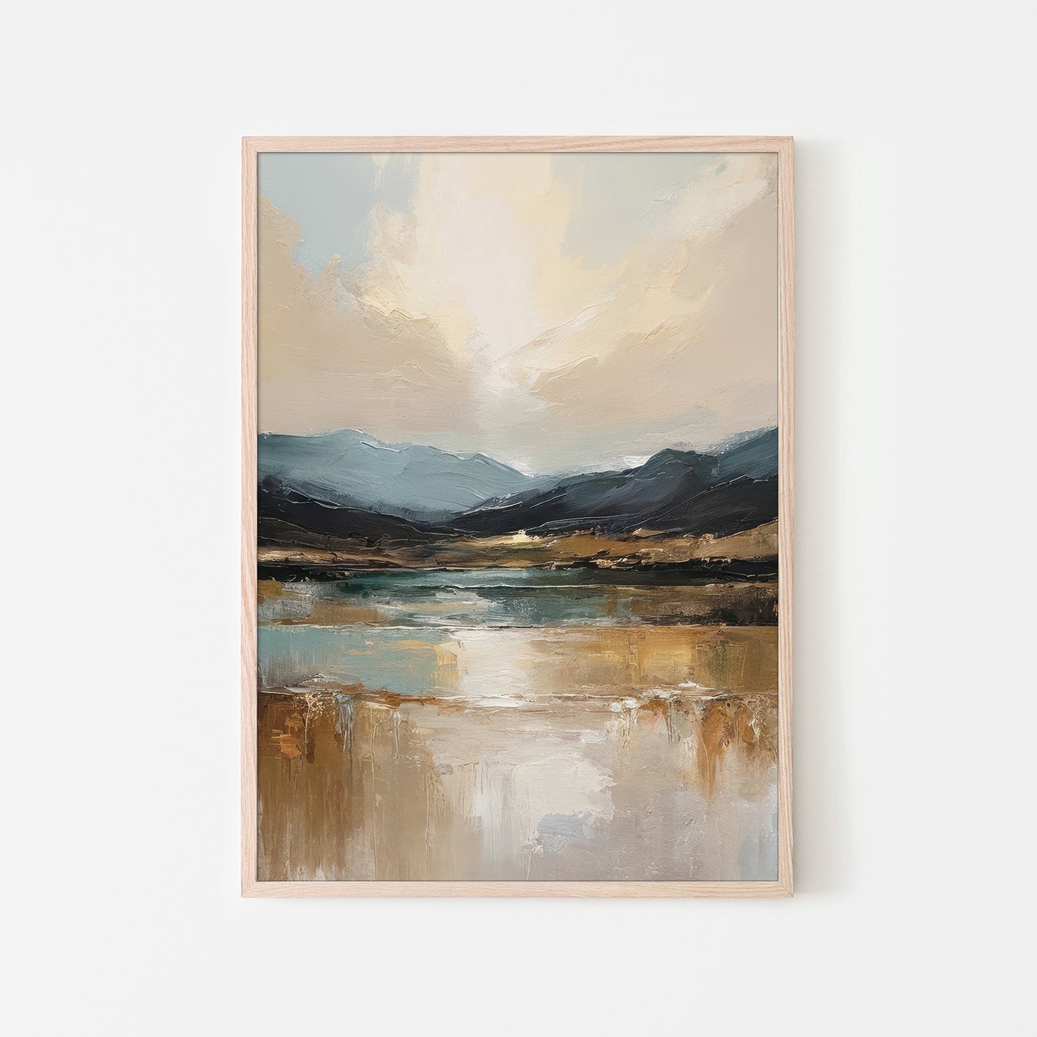 wall-art-print-canvas-poster-framed-mountain valley at dawn-6