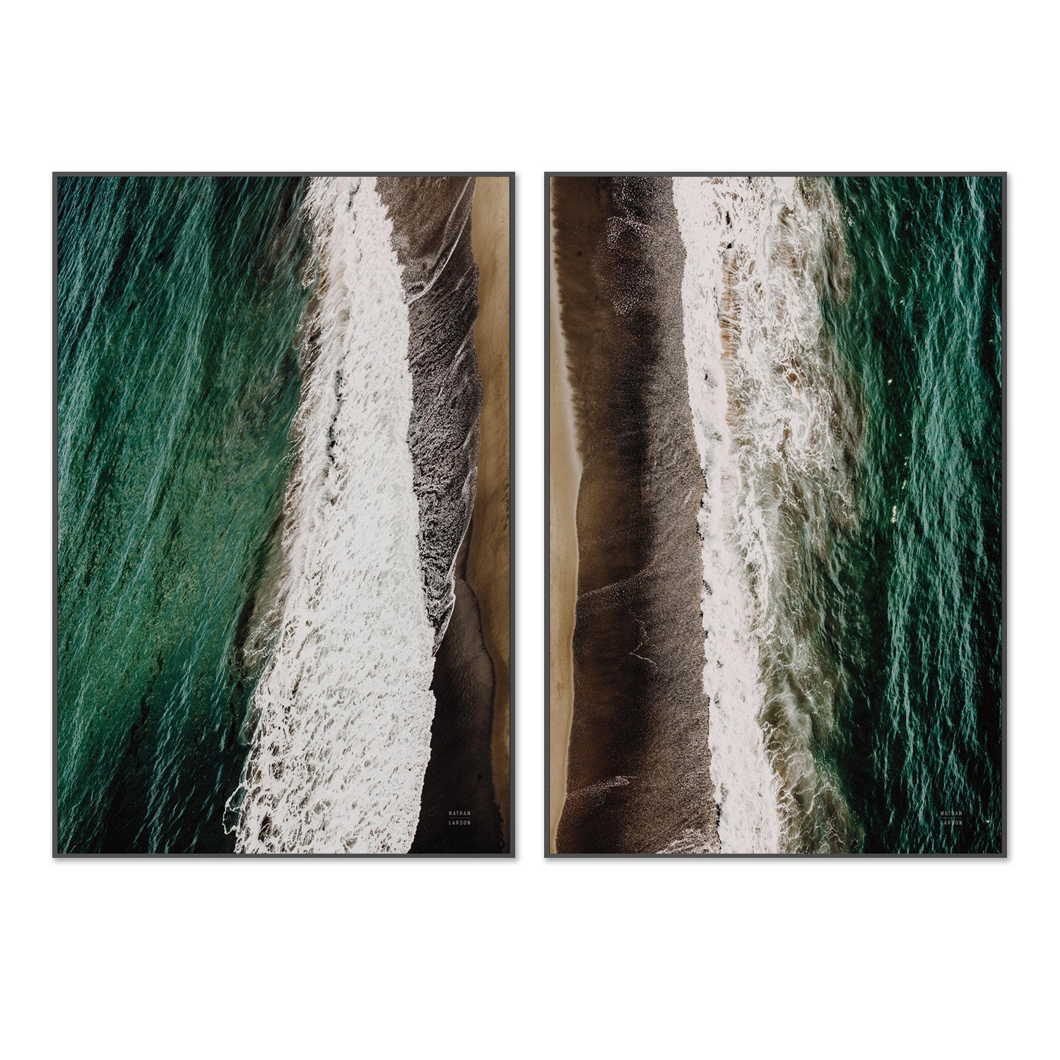 wall-art-print-canvas-poster-framed-Move Gently, Style A & B, Set Of 2-3