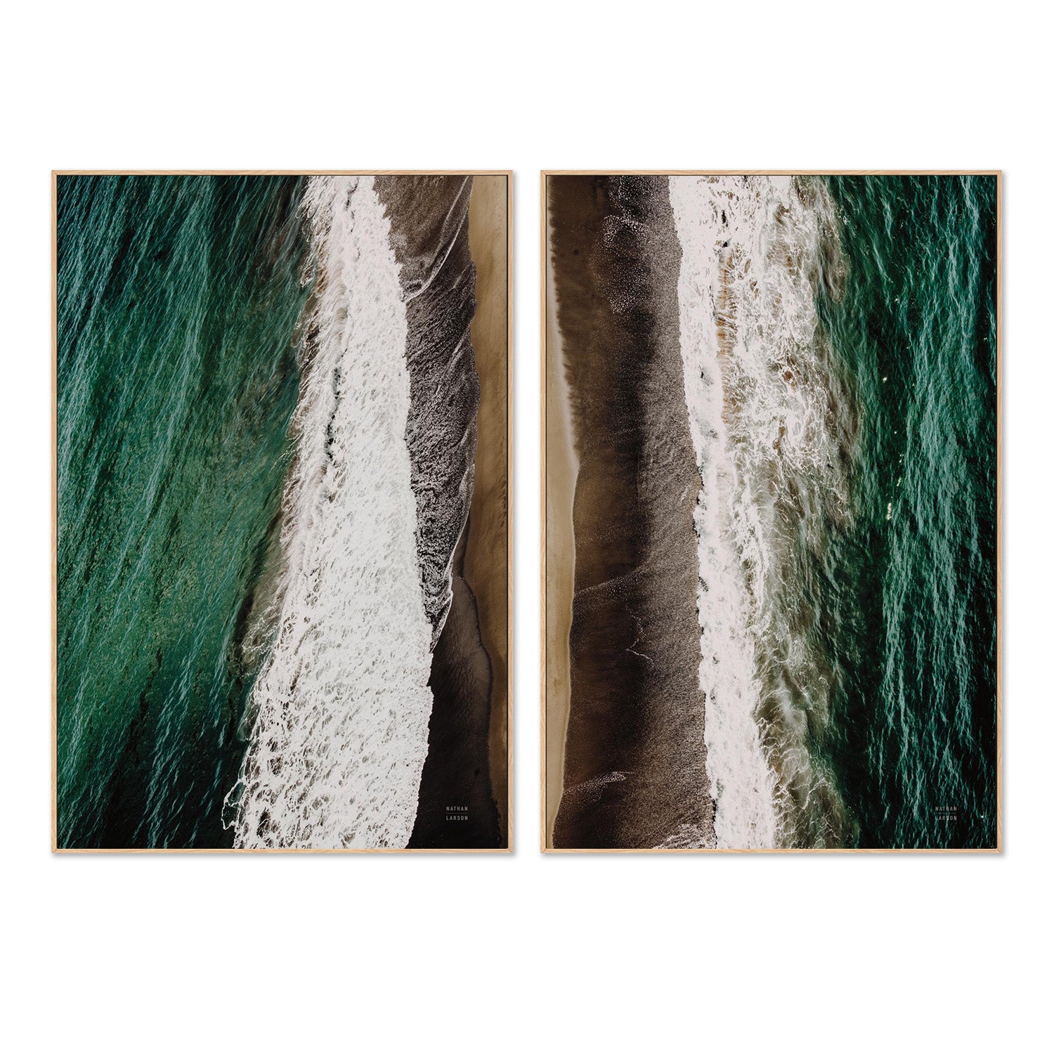 wall-art-print-canvas-poster-framed-Move Gently, Style A & B, Set Of 2-4
