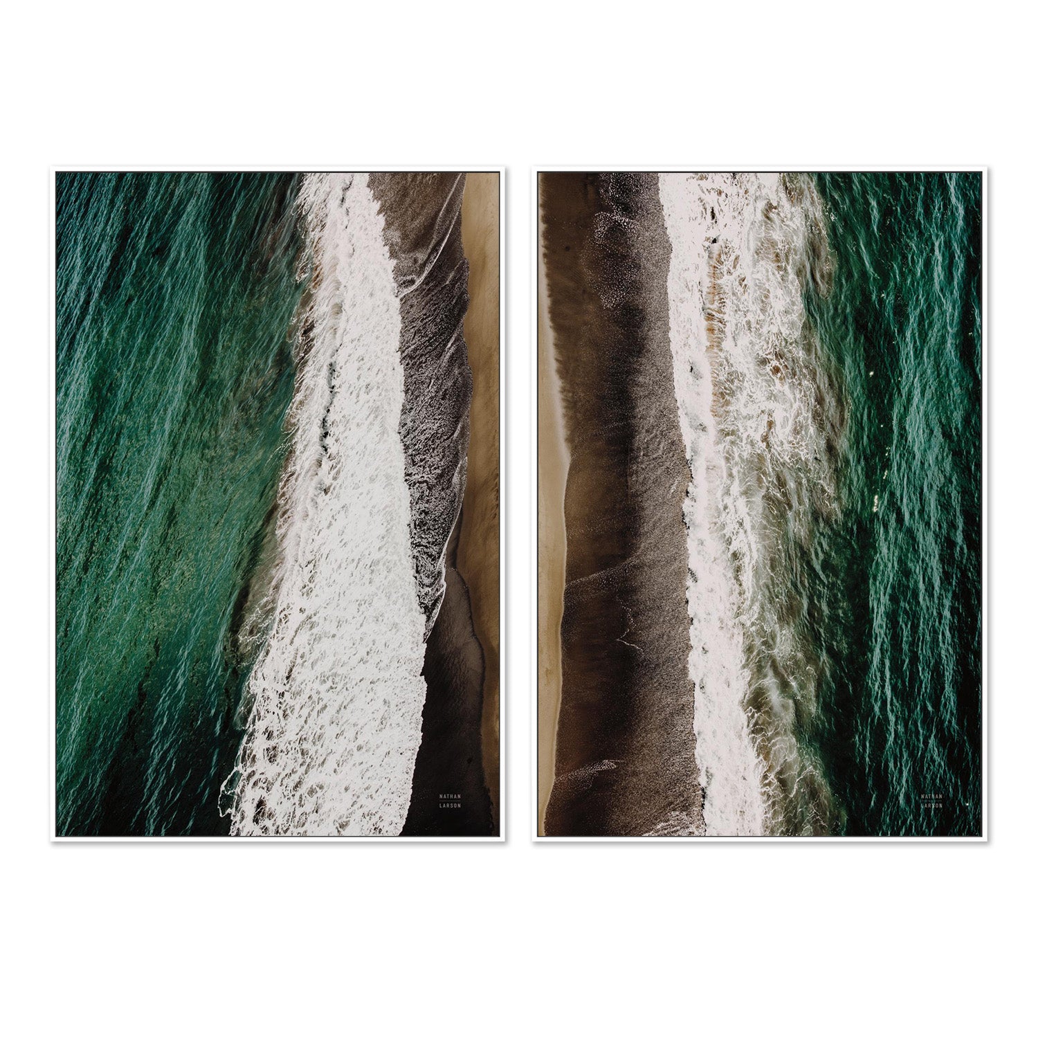 wall-art-print-canvas-poster-framed-Move Gently, Style A & B, Set Of 2-5