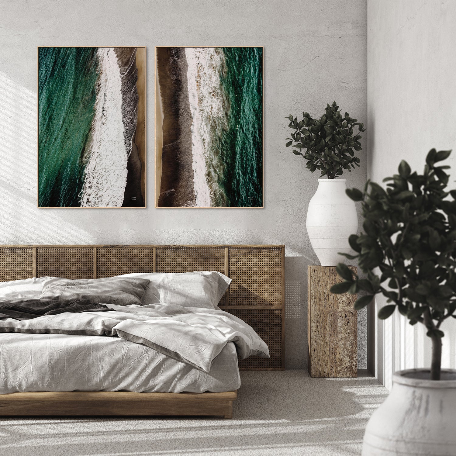 wall-art-print-canvas-poster-framed-Move Gently, Style A & B, Set Of 2-9