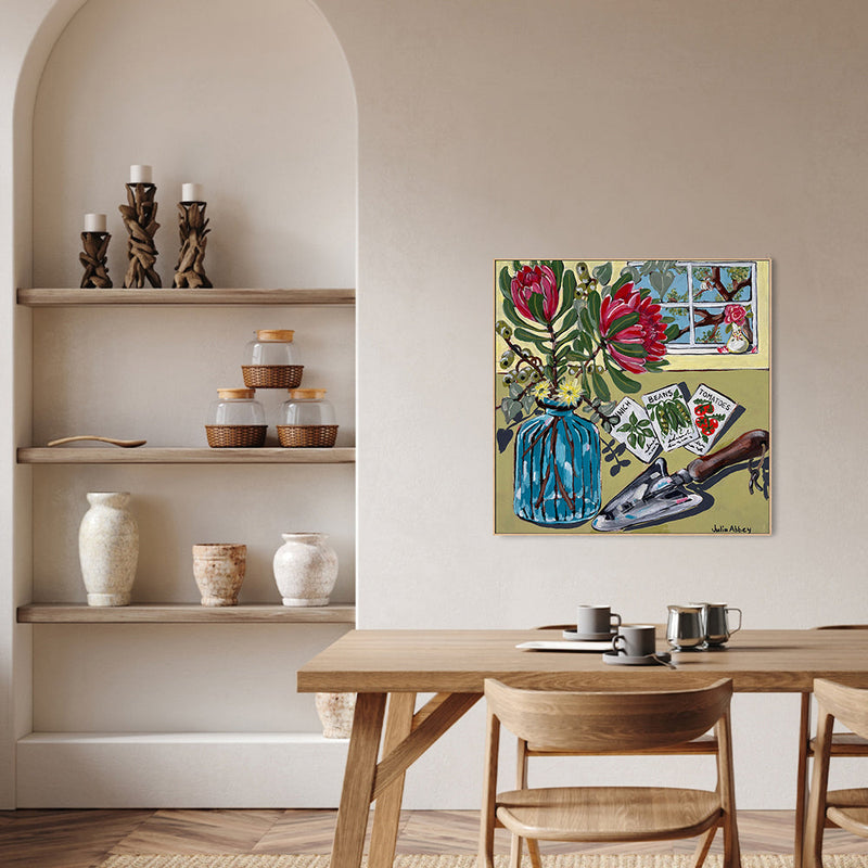 wall-art-print-canvas-poster-framed-Mum's Garden , By Julia Abbey-7