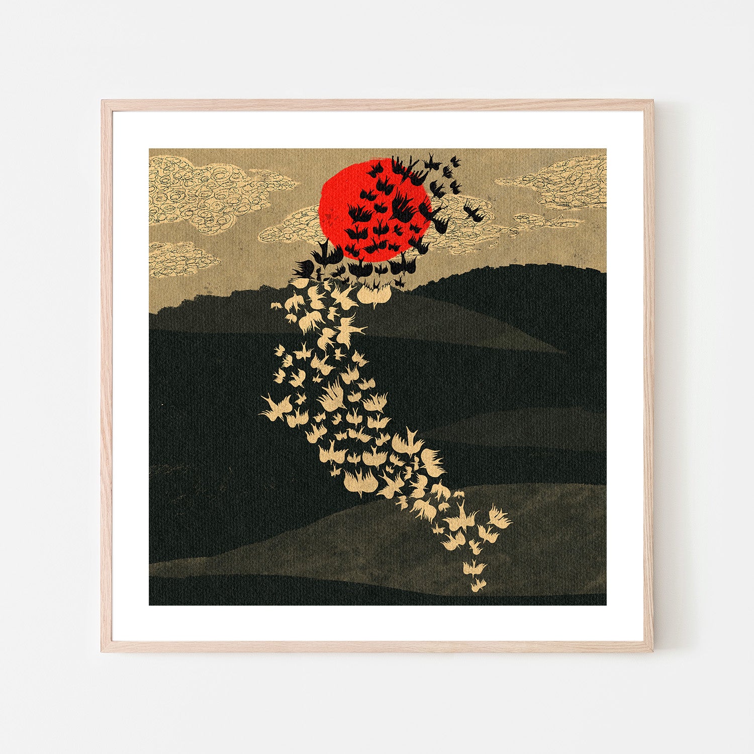 wall-art-print-canvas-poster-framed-Murmuration-6