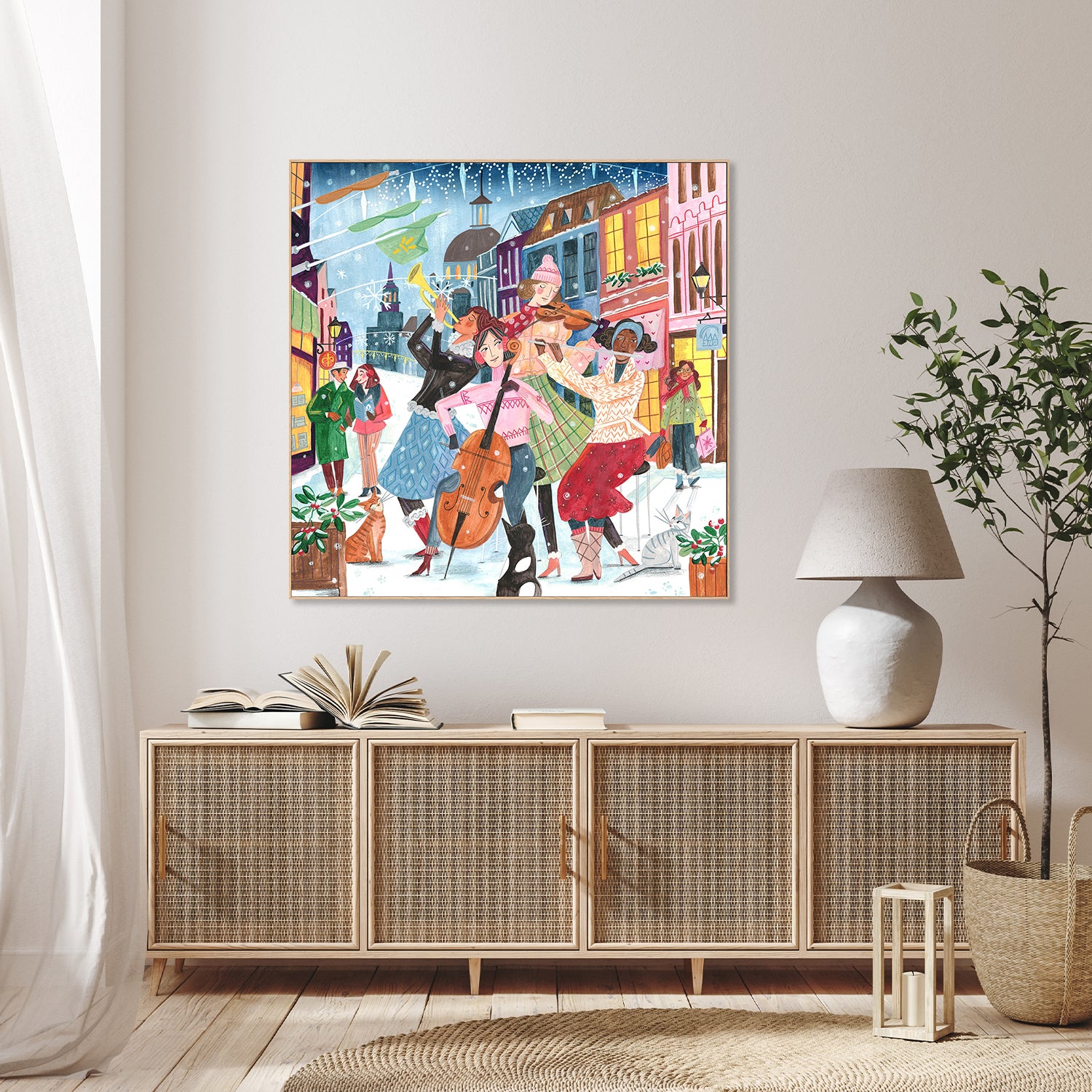 wall-art-print-canvas-poster-framed-Music in Montreal Christmas-8