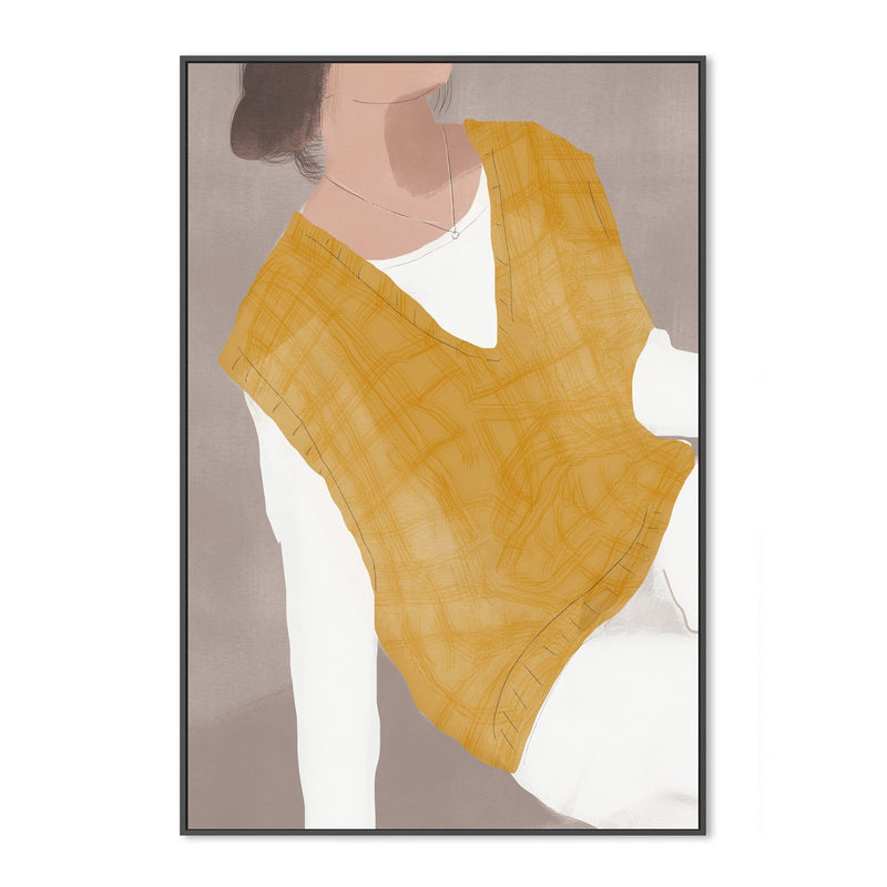 wall-art-print-canvas-poster-framed-Mustard Vest , By Little Dean-3