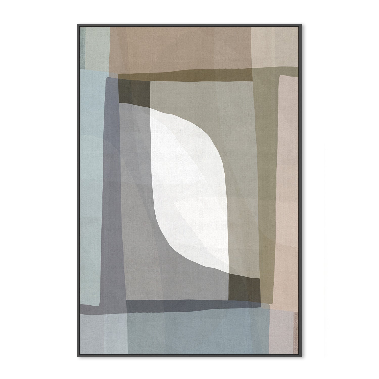 wall-art-print-canvas-poster-framed-Muted Geometric Flow-3