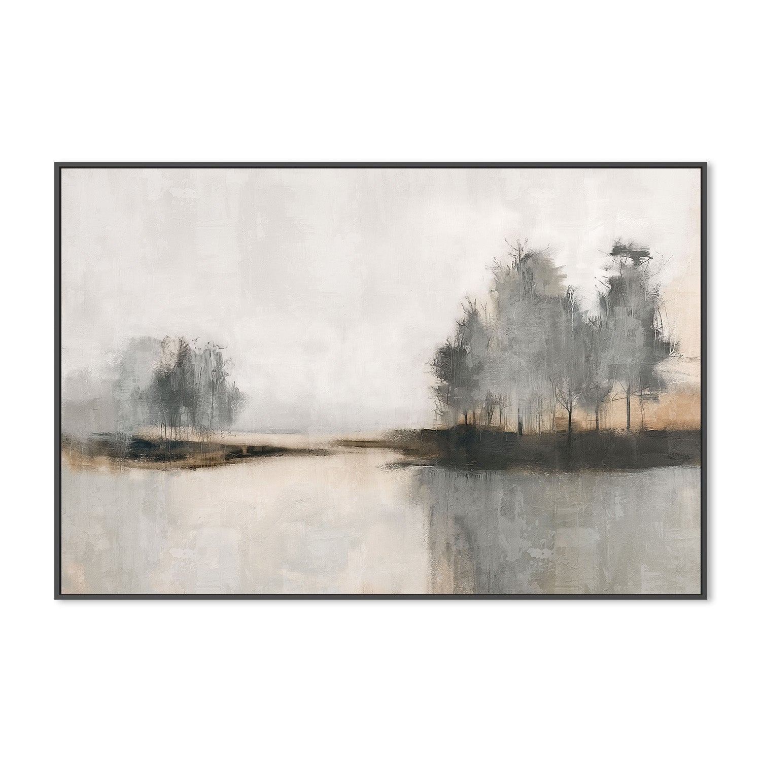 wall-art-print-canvas-poster-framed-Muted Horizons, Style A-3