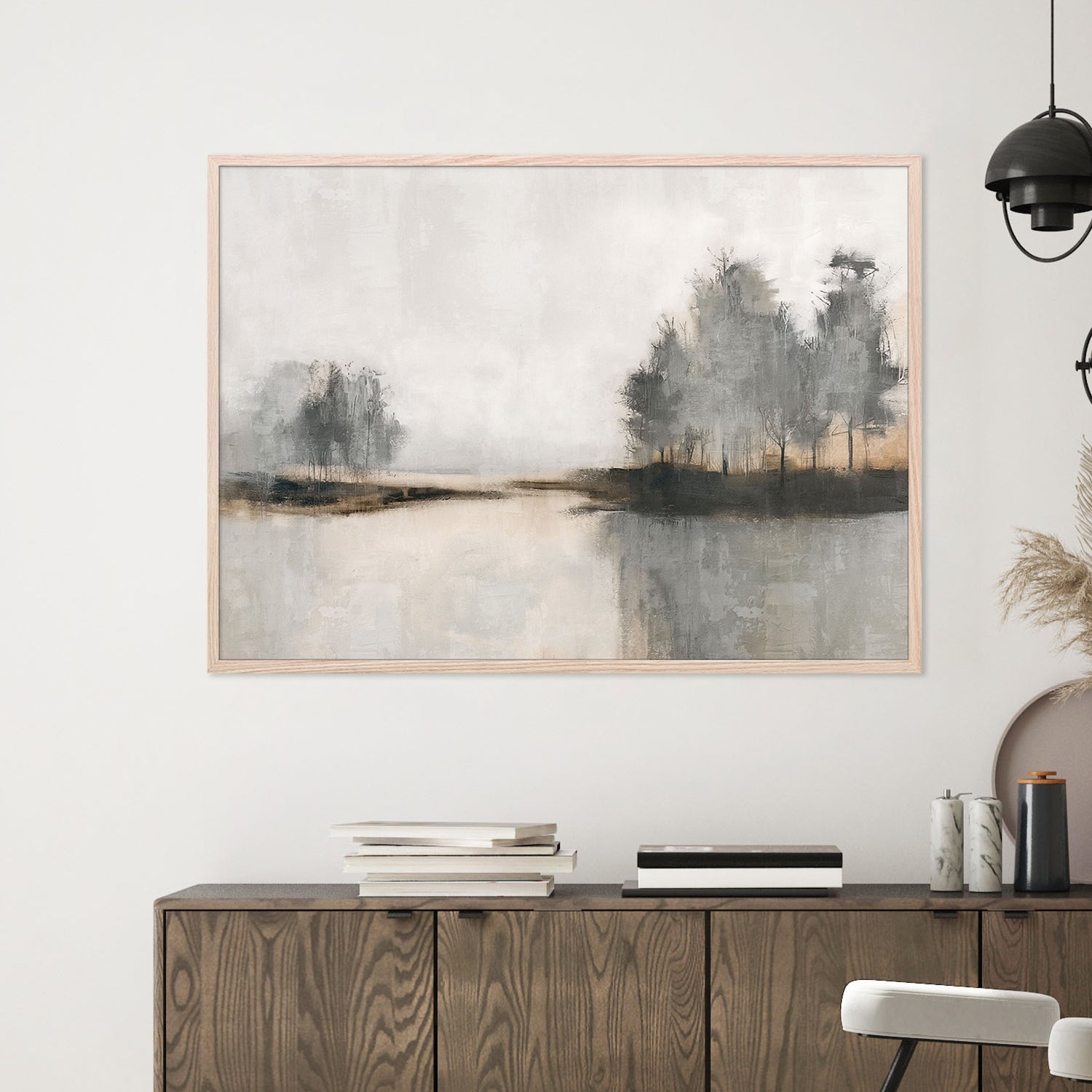 wall-art-print-canvas-poster-framed-Muted Horizons, Style A-7